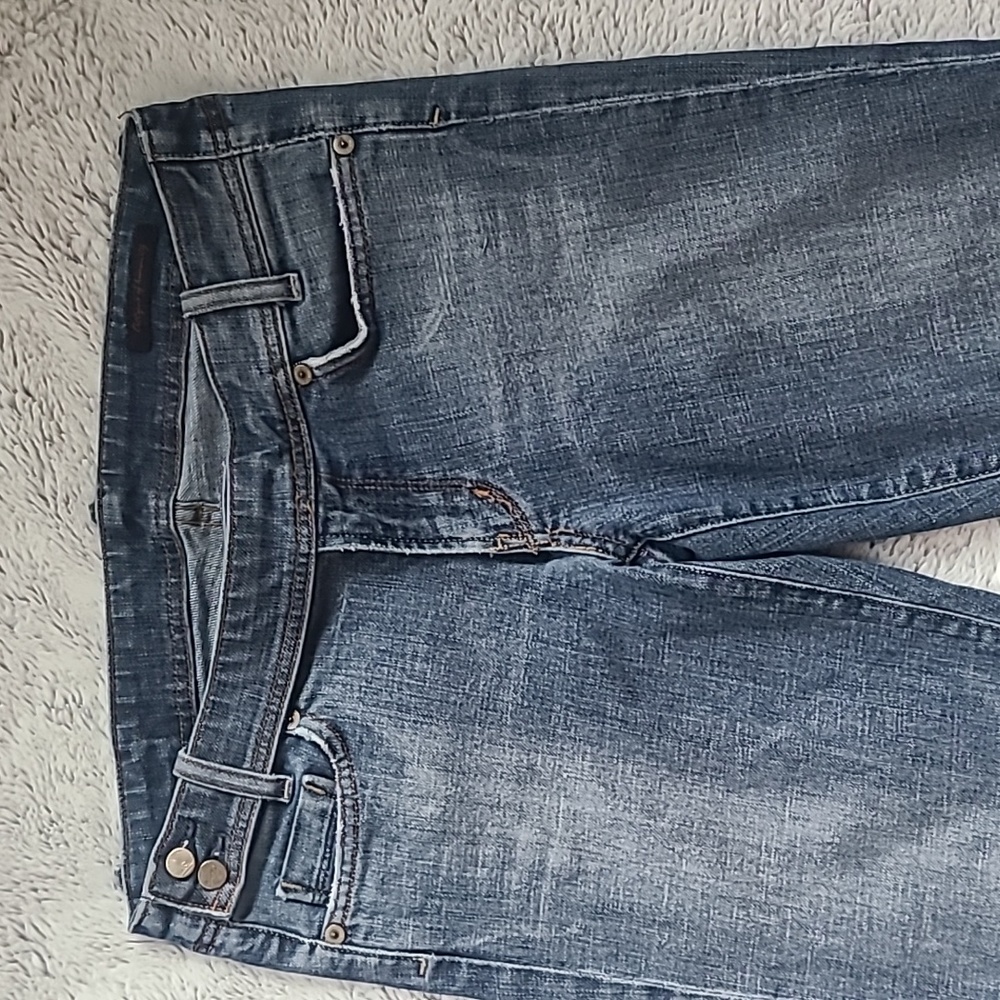 Citizens of Humanity Women's Jeans Straight Leg Size 29 Blue w/ Belt Wrap BOGO - Picture 2 of 15